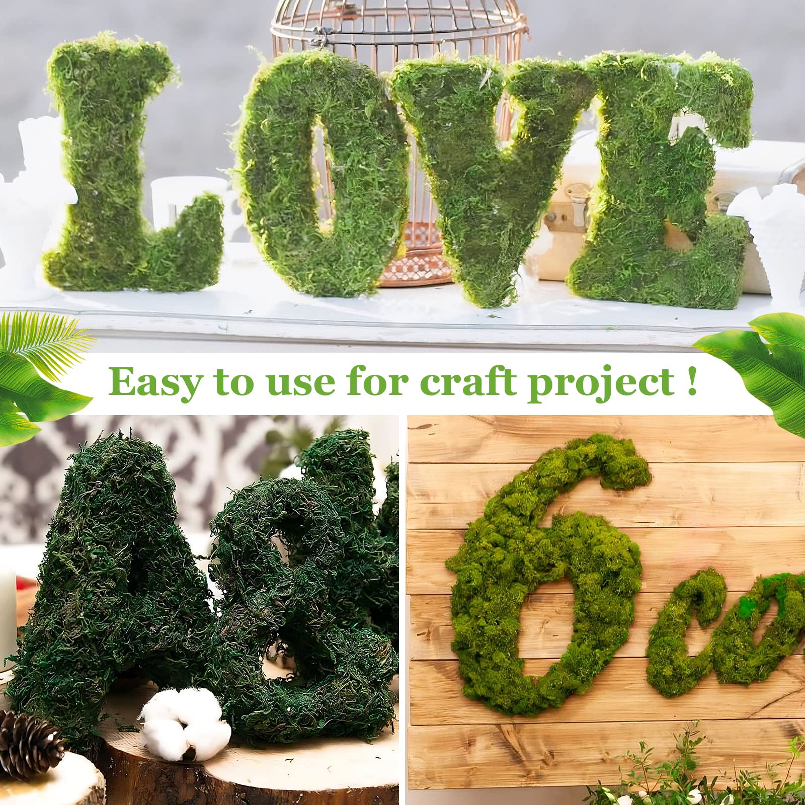 Riare artificial moss wall art base for green decor.