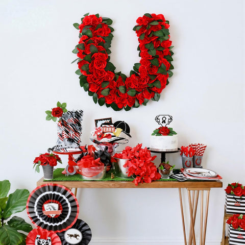 Riceshoot Derby party setup demonstrates versatile decor for events and celebrations.