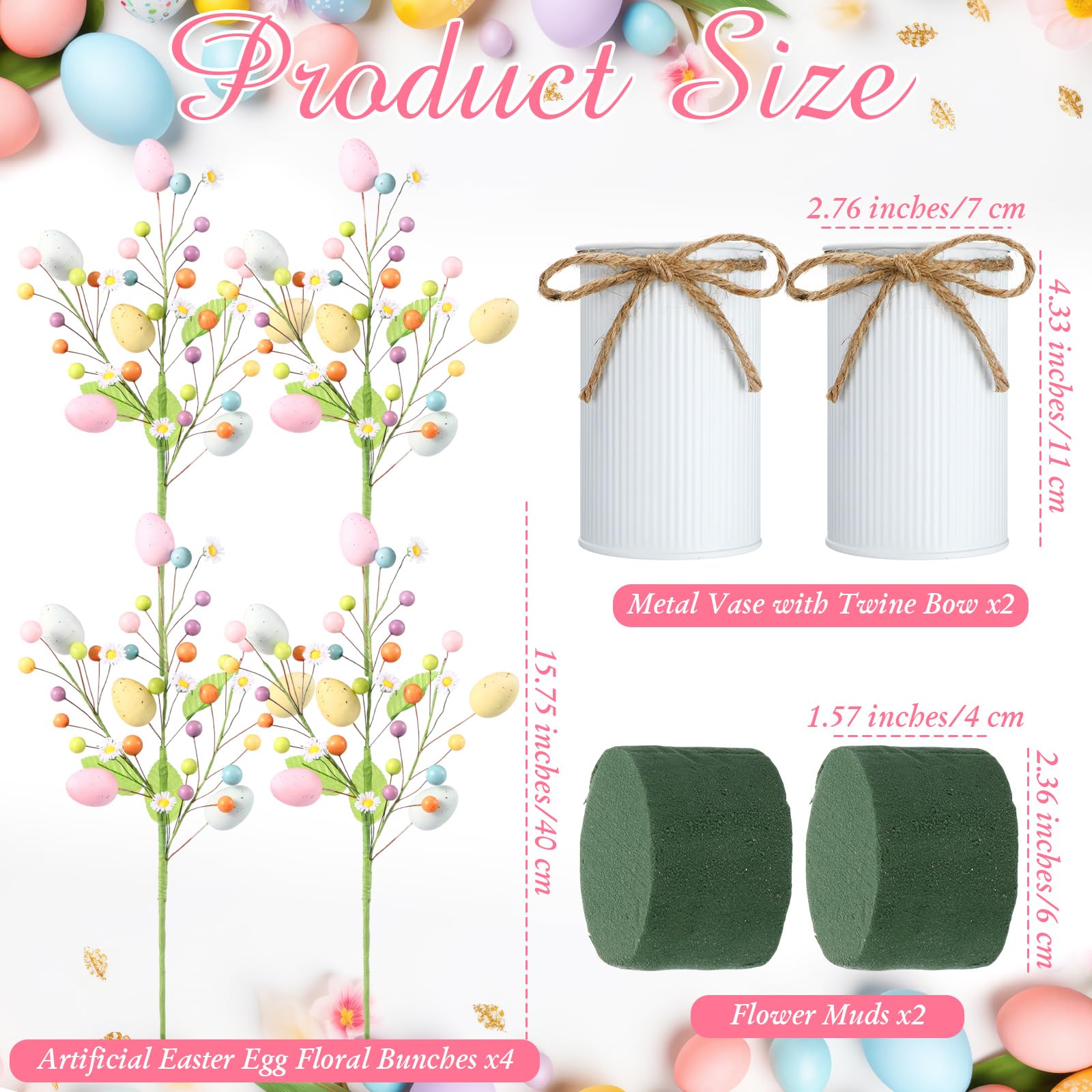 Riceshoot floral berry stems brighten indoor or outdoor decor