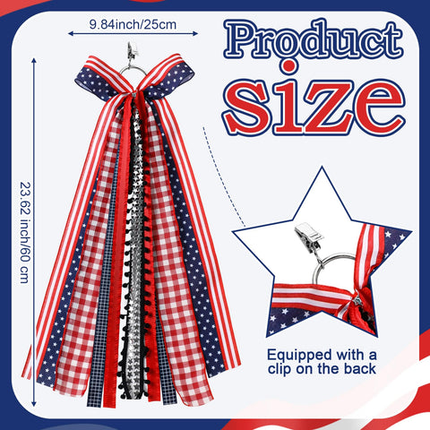 Riceshoot patriotic red white blue colorway enhances holiday decor