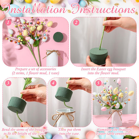 Riceshoot compact centerpiece fits tabletops and mantels