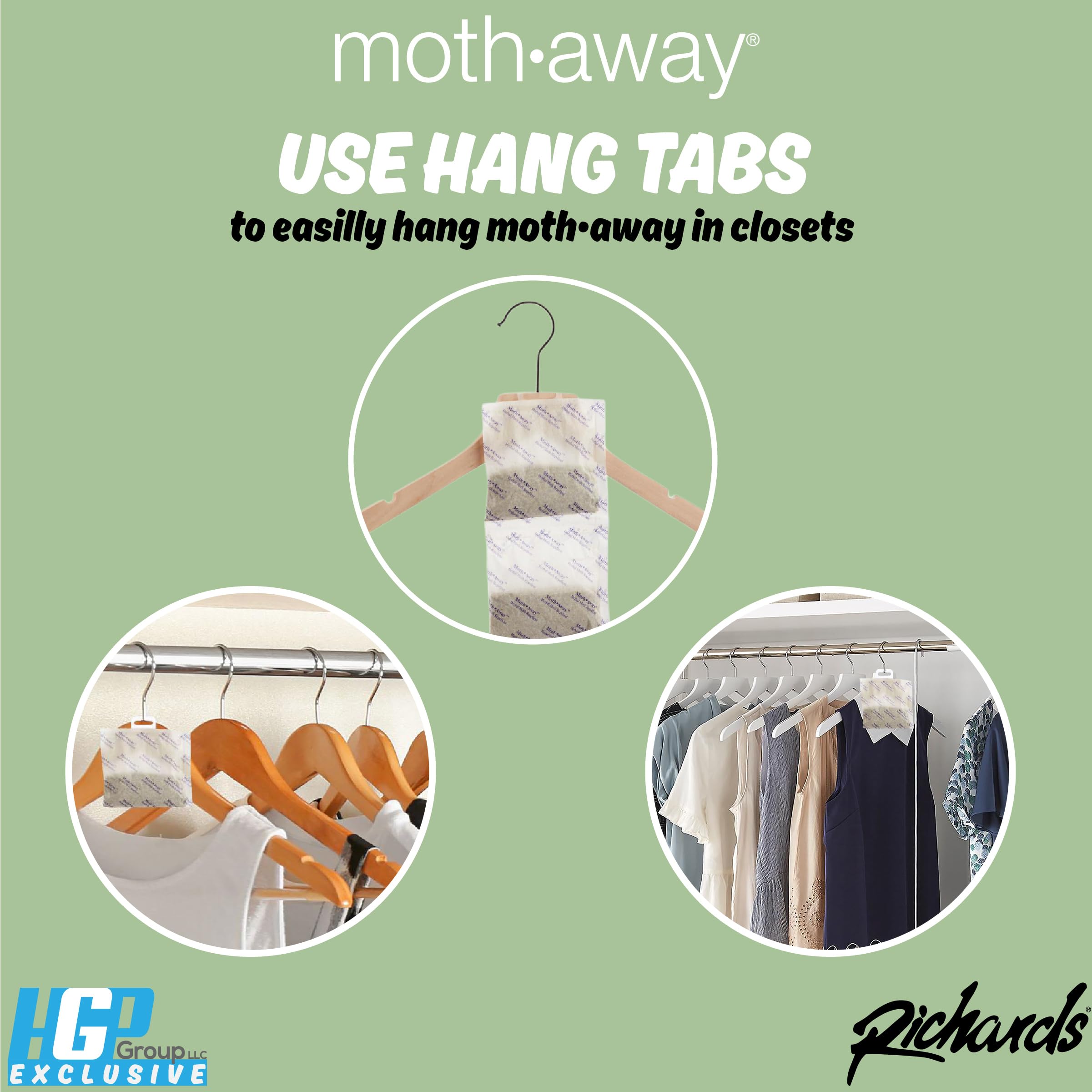 Richards Moth Away mint and herbs leaves close-up for scent inspiration.