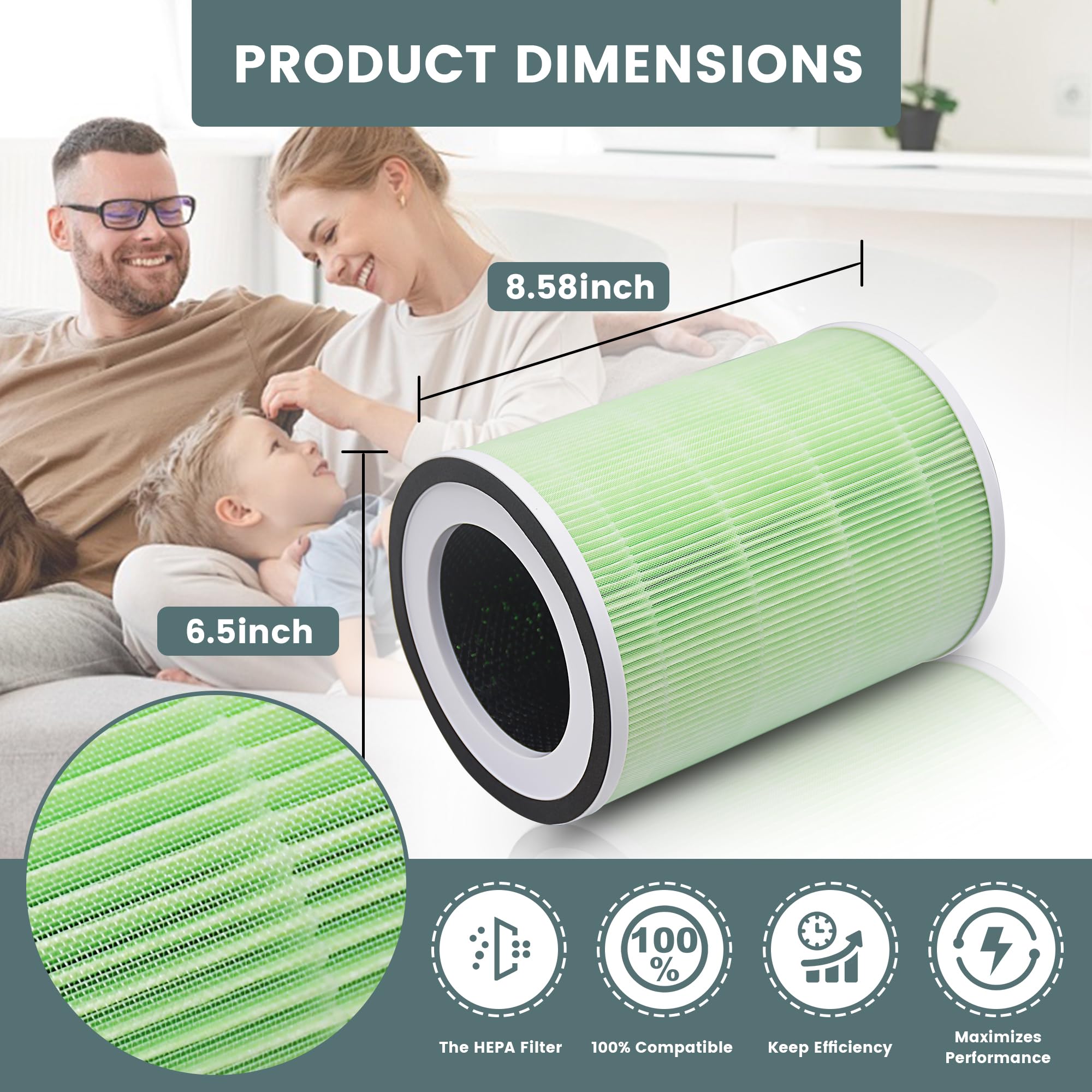 RICHDOWN MIRO filter 2-pack; compatible with MIRO and MIRO PRO.