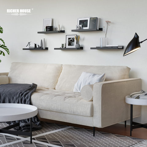 RICHER HOUSE bedroom wall shelf adds minimalist storage and style