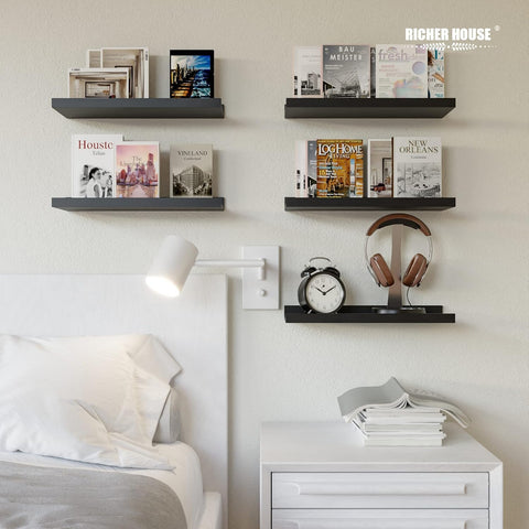 RICHER HOUSE modern picture ledge with lip suitable for photos