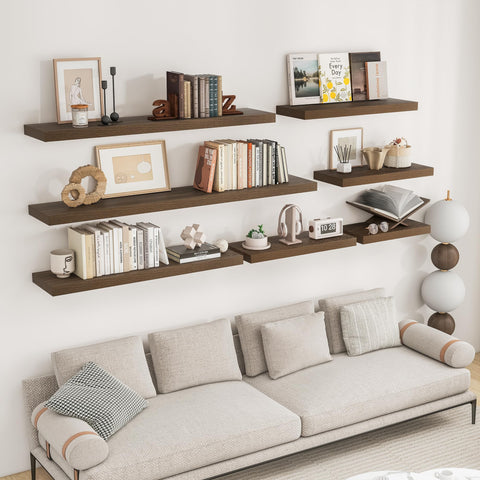 RICHFOCUS invisible brackets close-up show secure, gap-free mounting on clean walls.