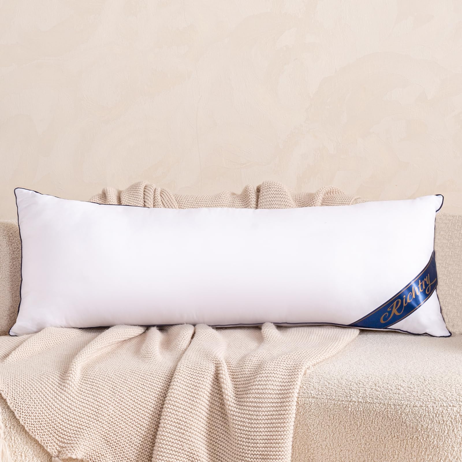 Richtry memory foam 14x36 insert front view showing supportive, cloud-like comfort
