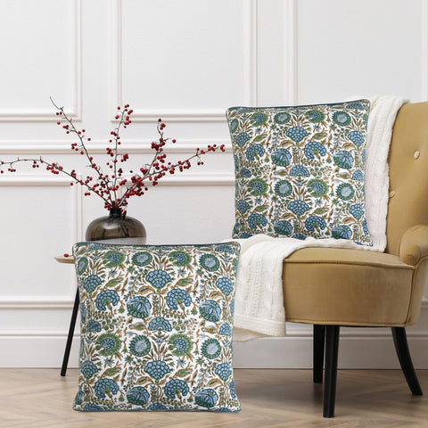 Two-pack Ridhi pillow covers for versatile living room styling