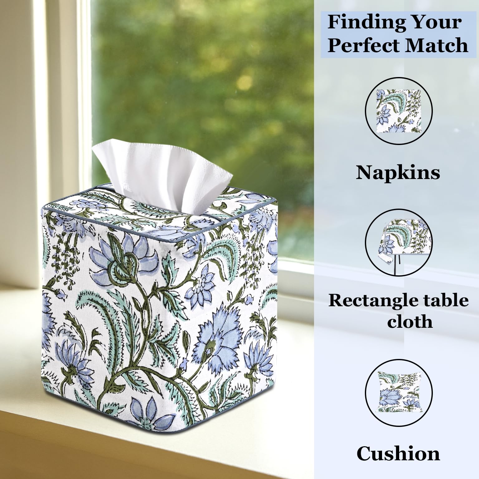 Ridhi block print box cover with gift-ready presentation.