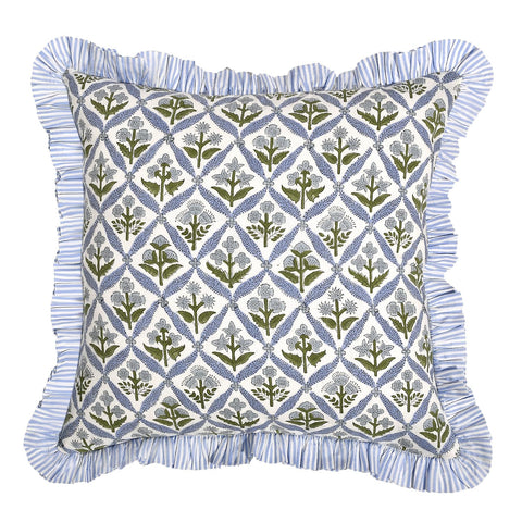 Ridhi block print pillow cover pack 2 ideal for gifts and home decor.