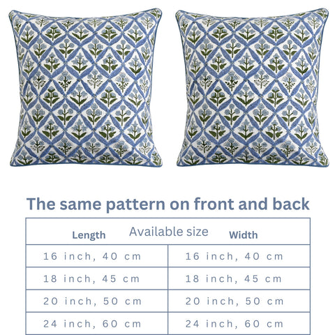 Ridhi pillow cover used in patio decor for outdoor seating
