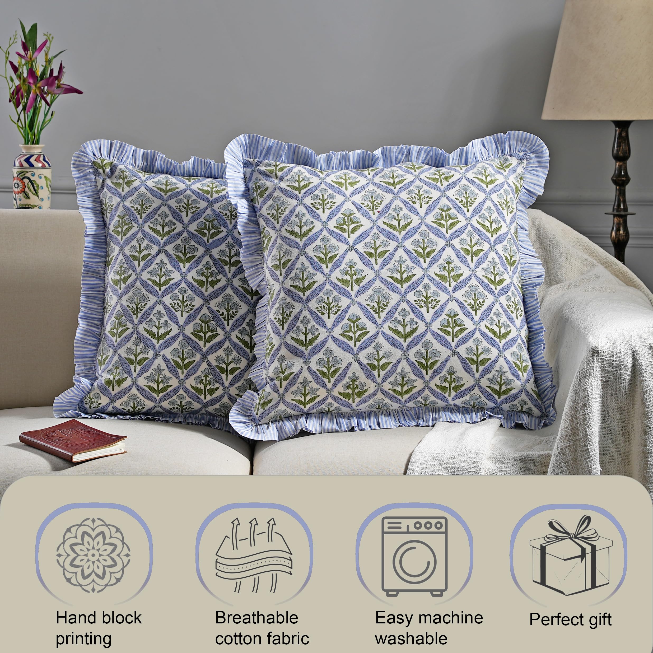 Ridhi zippered closure keeps inserts secure while enabling easy refresh.
