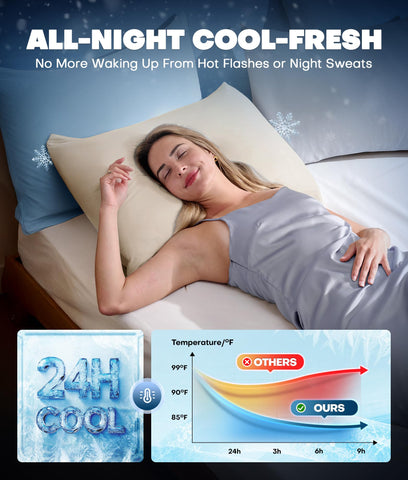 Zippered closure keeps the pillow secure for a smooth, seamless fit.
