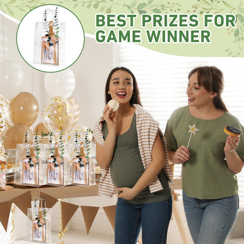 Rigibright artificial eucalyptus stems elevate prize presentation.