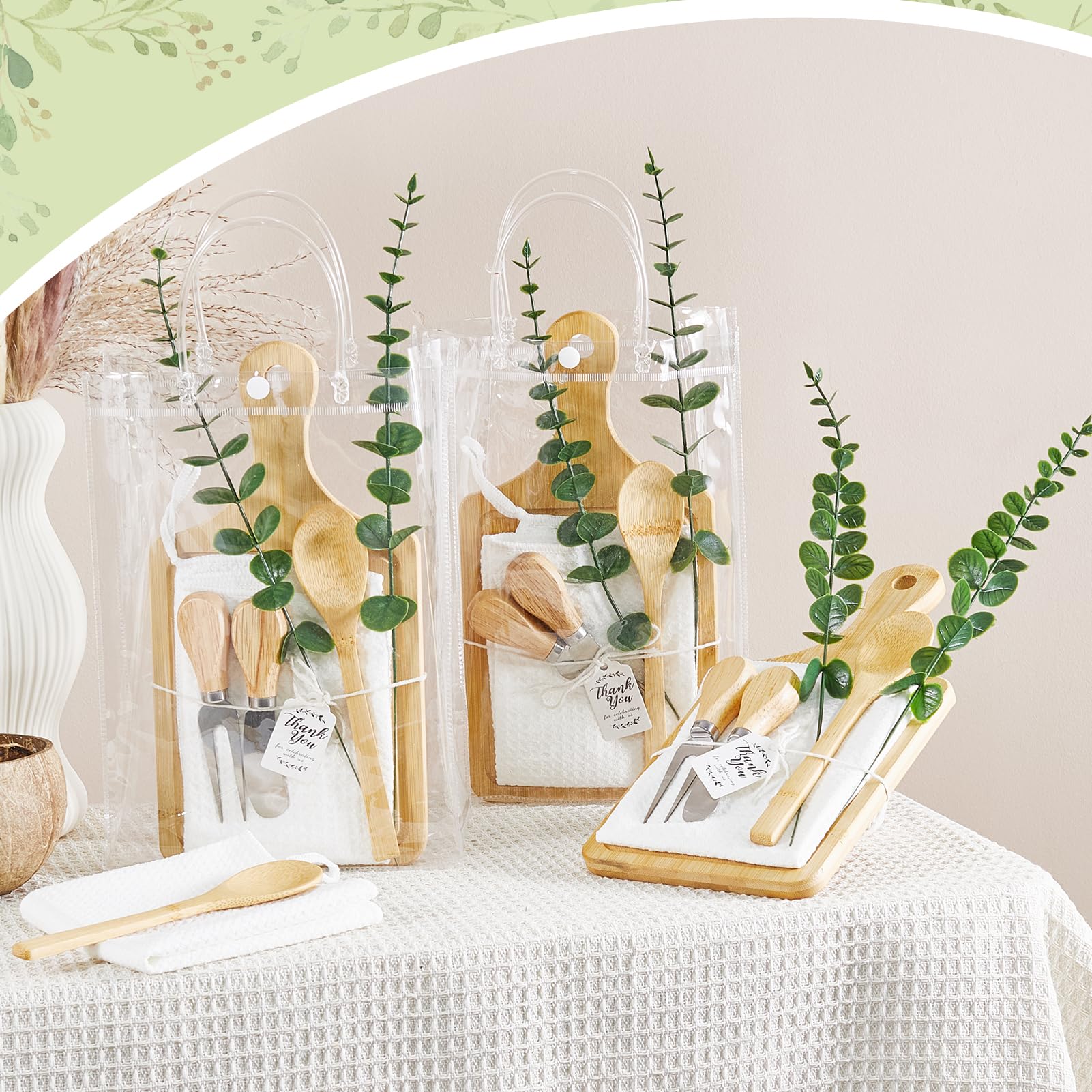 Rigibright bamboo spoons and forks for durable serving.