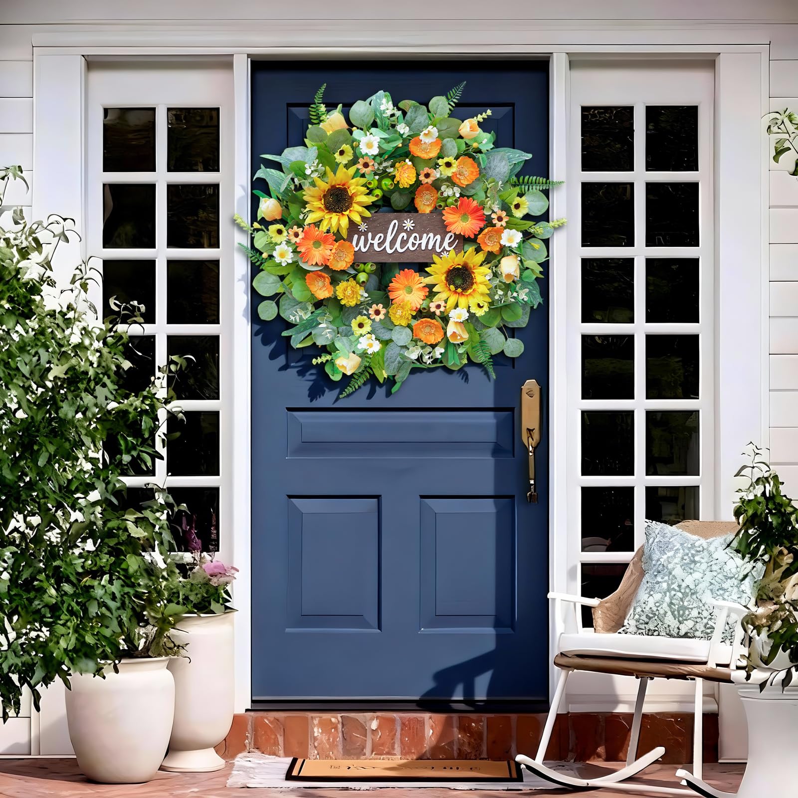 Rimalo premium handcrafted wreath designed for lasting color and shape.