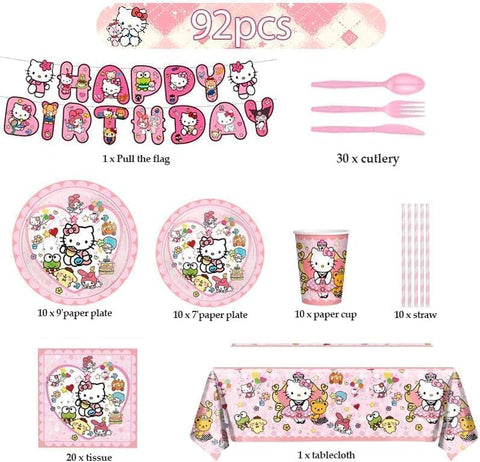 RINSUNCA Kitty 9-inch plates provide sturdy meal service for hungry guests.