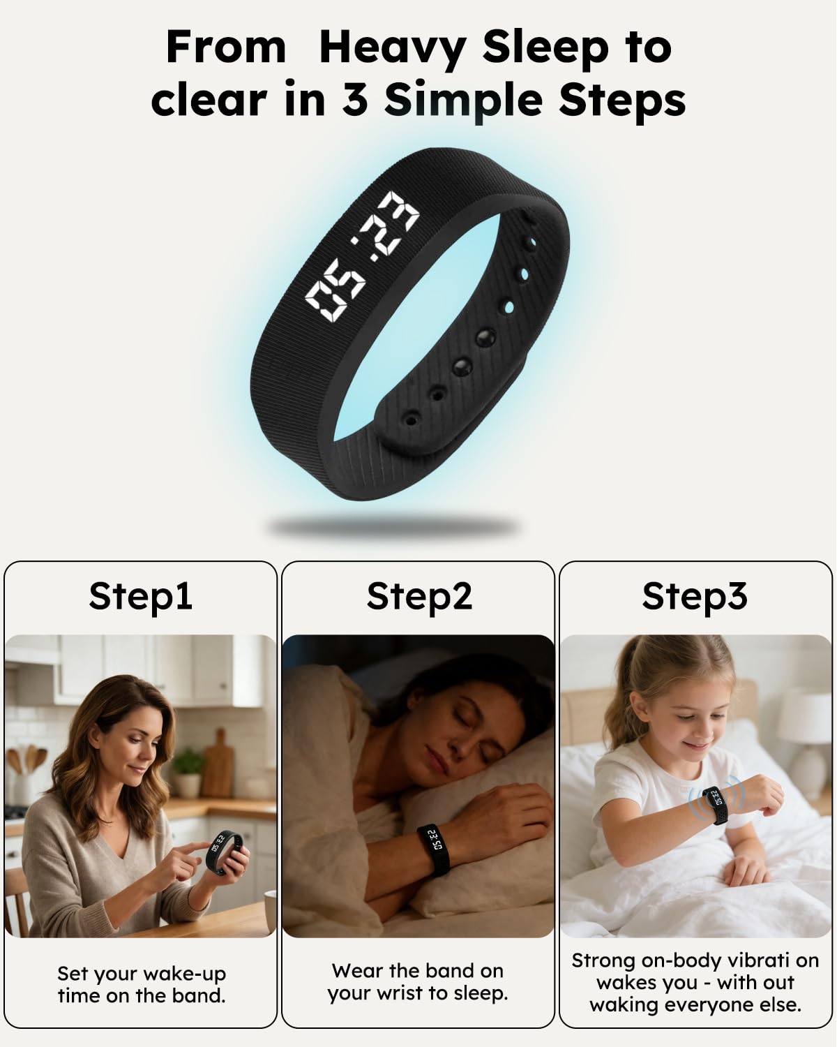RITHEM discreet partner alarm keeps mornings harmonious and respectful.
