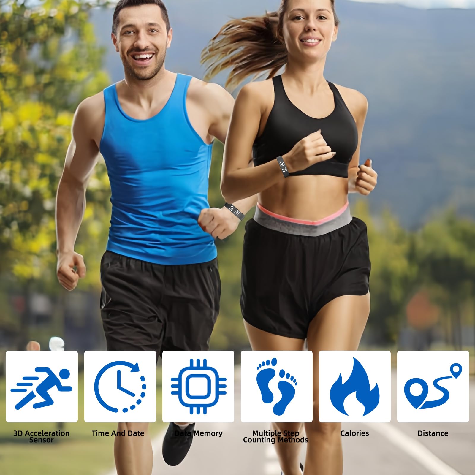 RITHEM IP76 water-resistant wristband for daily durability and sweat resistance.