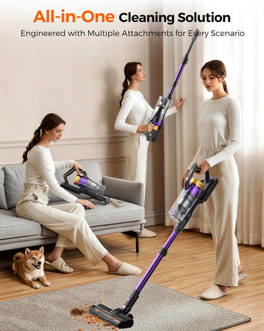 Rittvot handheld attachments for cars, stairs, and upholstery