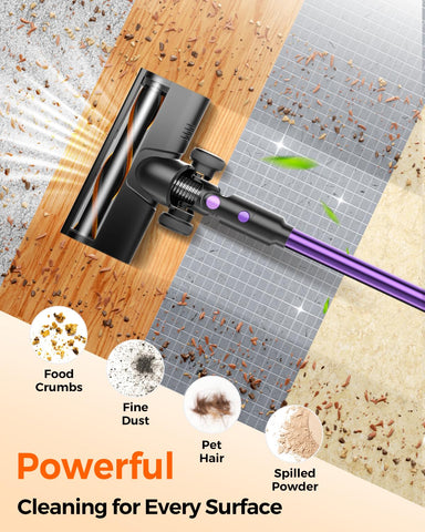 Rittvot vacuum provides 65 minutes runtime for whole-home cleaning
