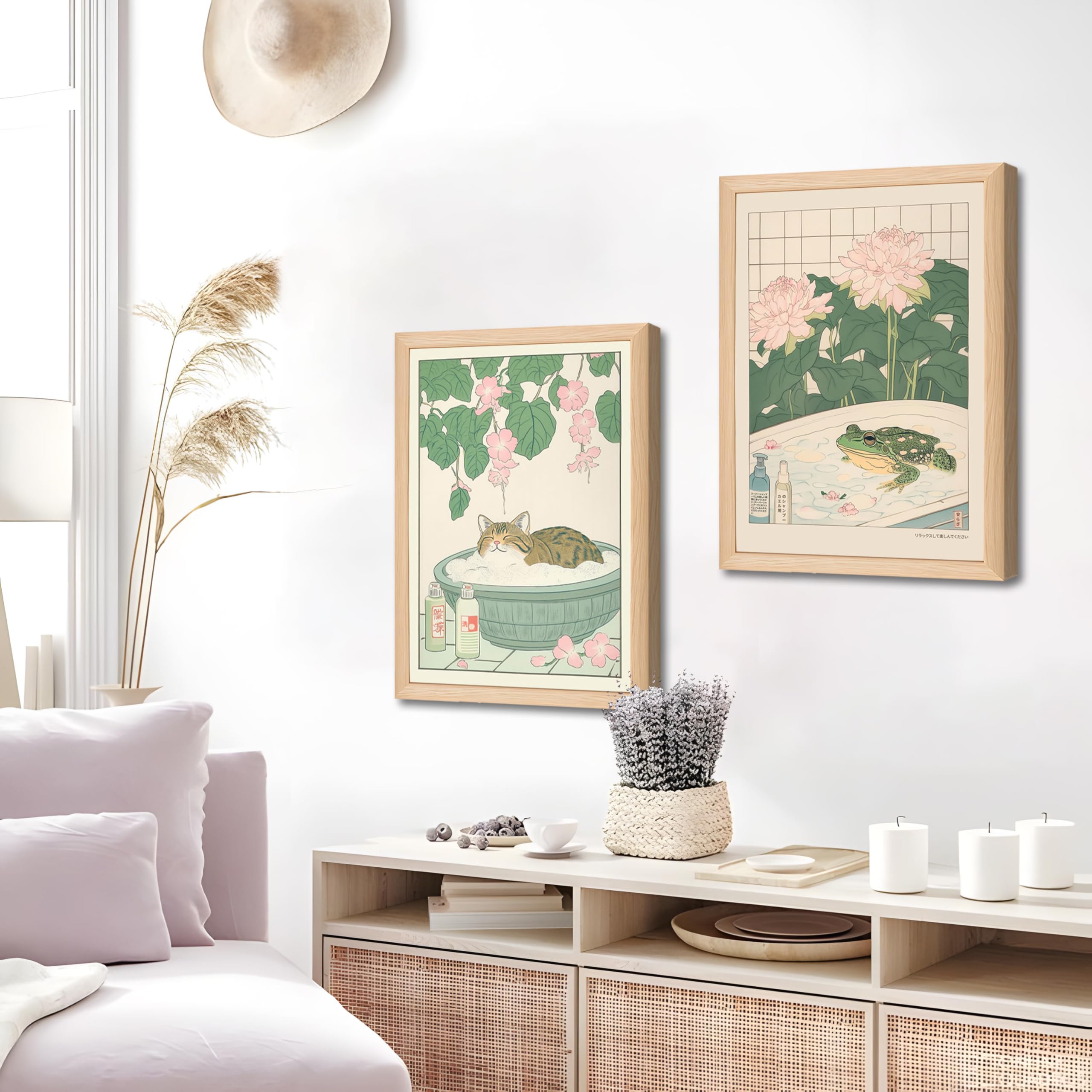 Riveda cats frogs canvas prints make thoughtful gifts for nature lovers