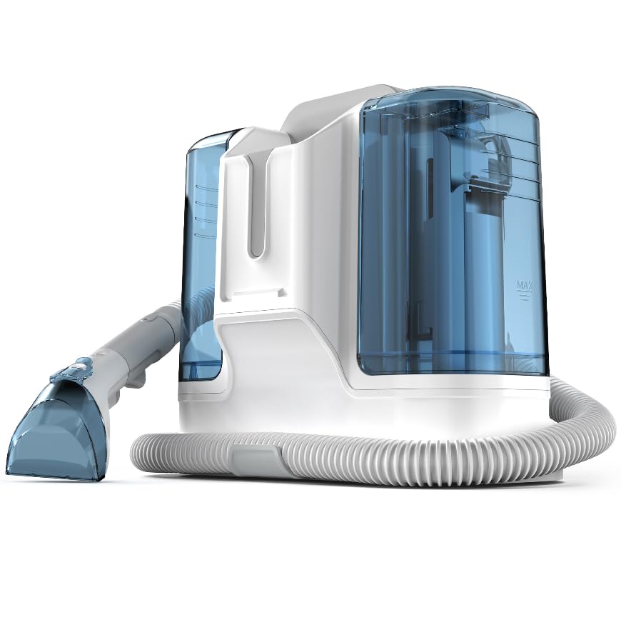 Rivenara Carpet Cleaner with spray nozzle for deep stain removal on fabrics