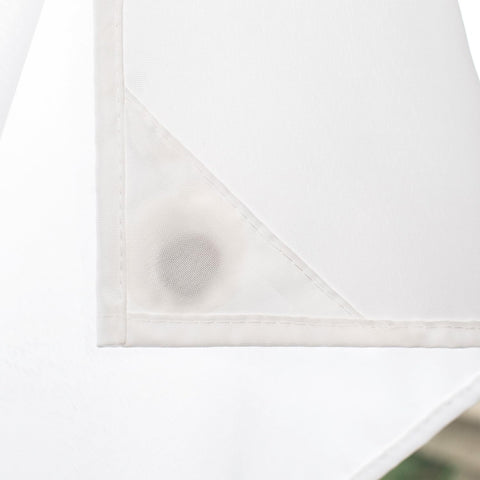 River Dream 71x74 curtain with liner included for complete shower.
