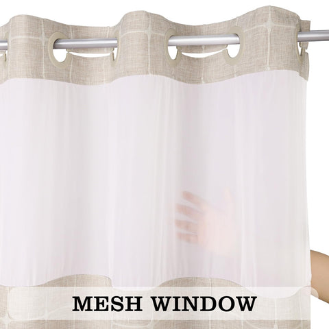 River Dream curtain fits 71 by 80 inches with tassel length noted.