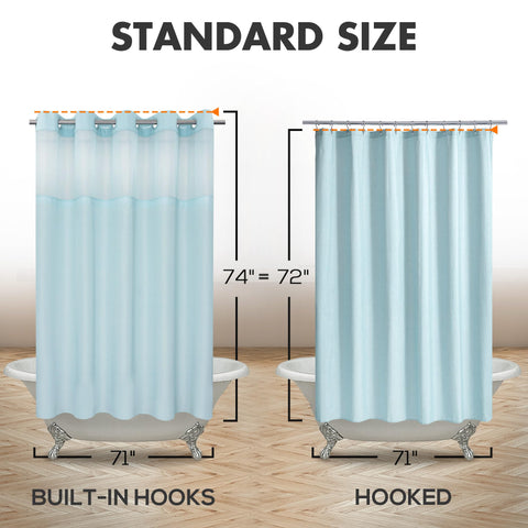 River Dream machine-washable curtain for effortless cleaning