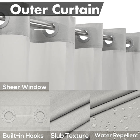 River Dream no-hook design demonstrates quick curtain setup