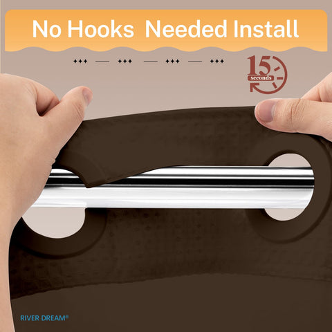 River Dream snap-in liner 70x54 inches supports easy installation
