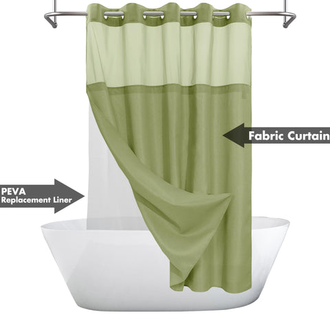 River Dream Snap-in Liner Detachable PEVA enables quick replacement.