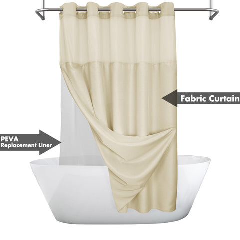 River Dream snap-in PEVA liner is removable for easy cleaning and maintenance.