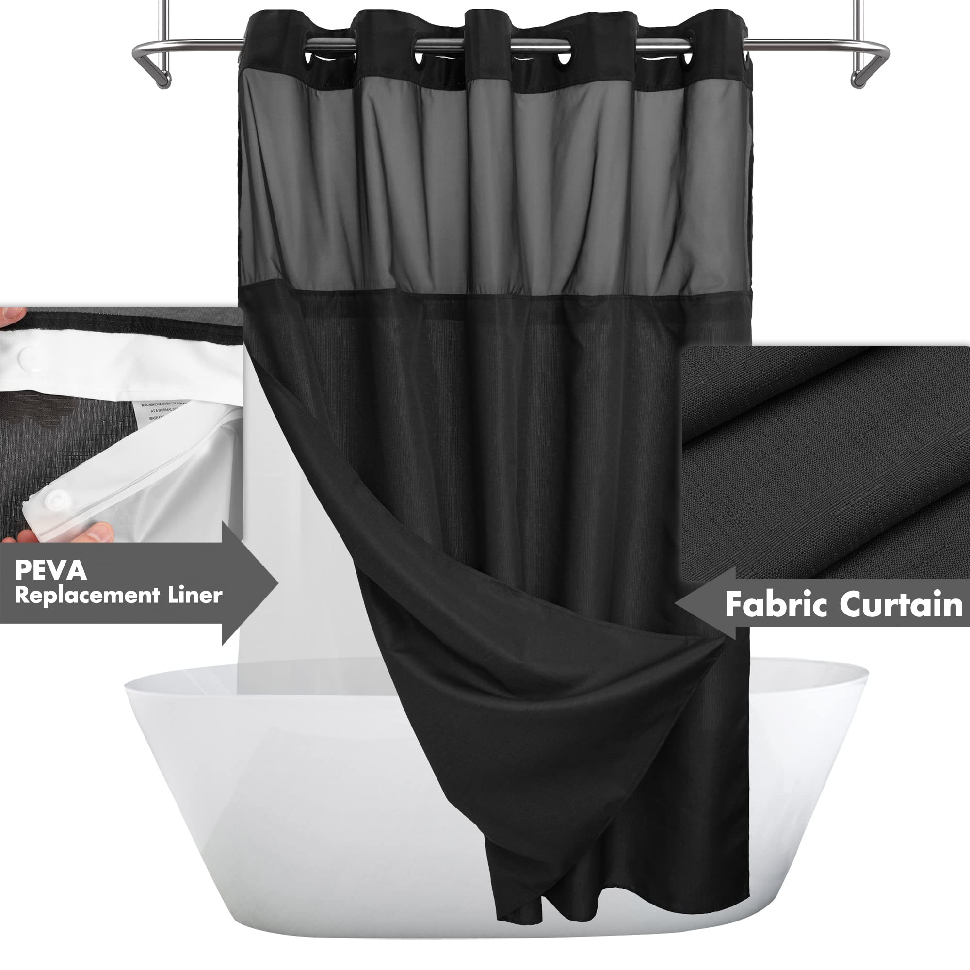River Dream snap-in PEVA liner shows removable, secure replacement for simple upkeep