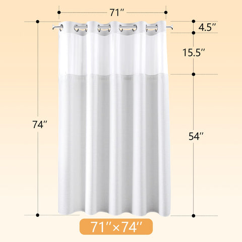 River Dream split rings enable easy hanging without hooks.