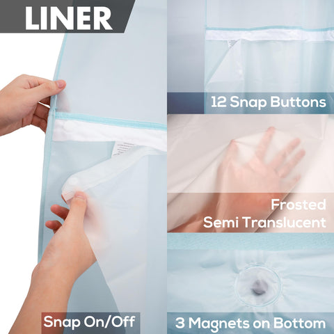River Dream water-repellent fabric helps quick drying after showers