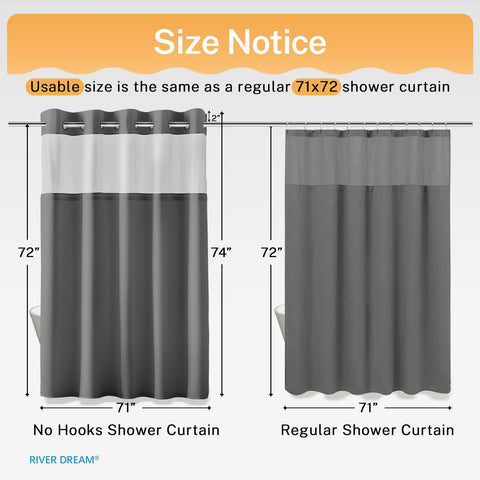 River Dream water-repellent finish helps keep the bathroom floor drier