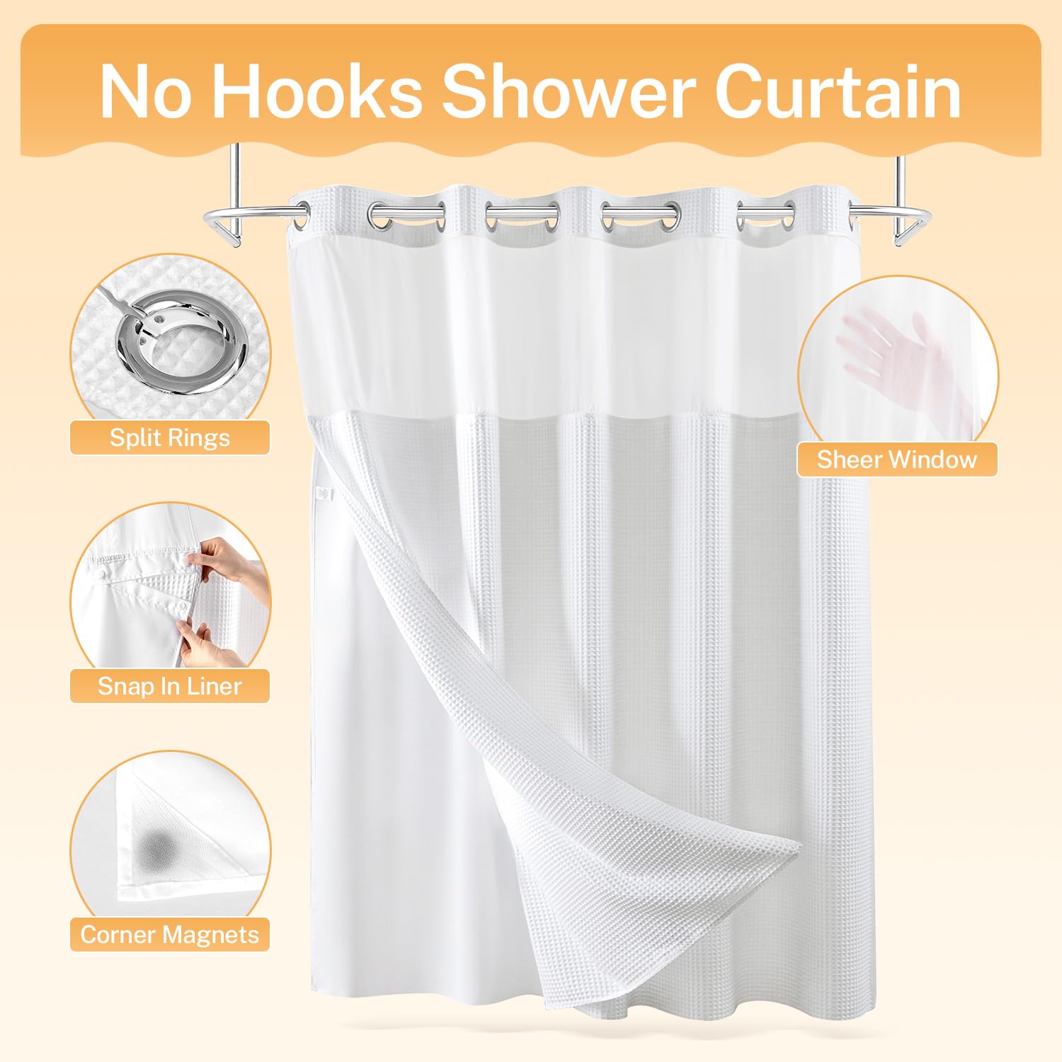 River Dream water-repellent fabric helps keep the tub area dry.