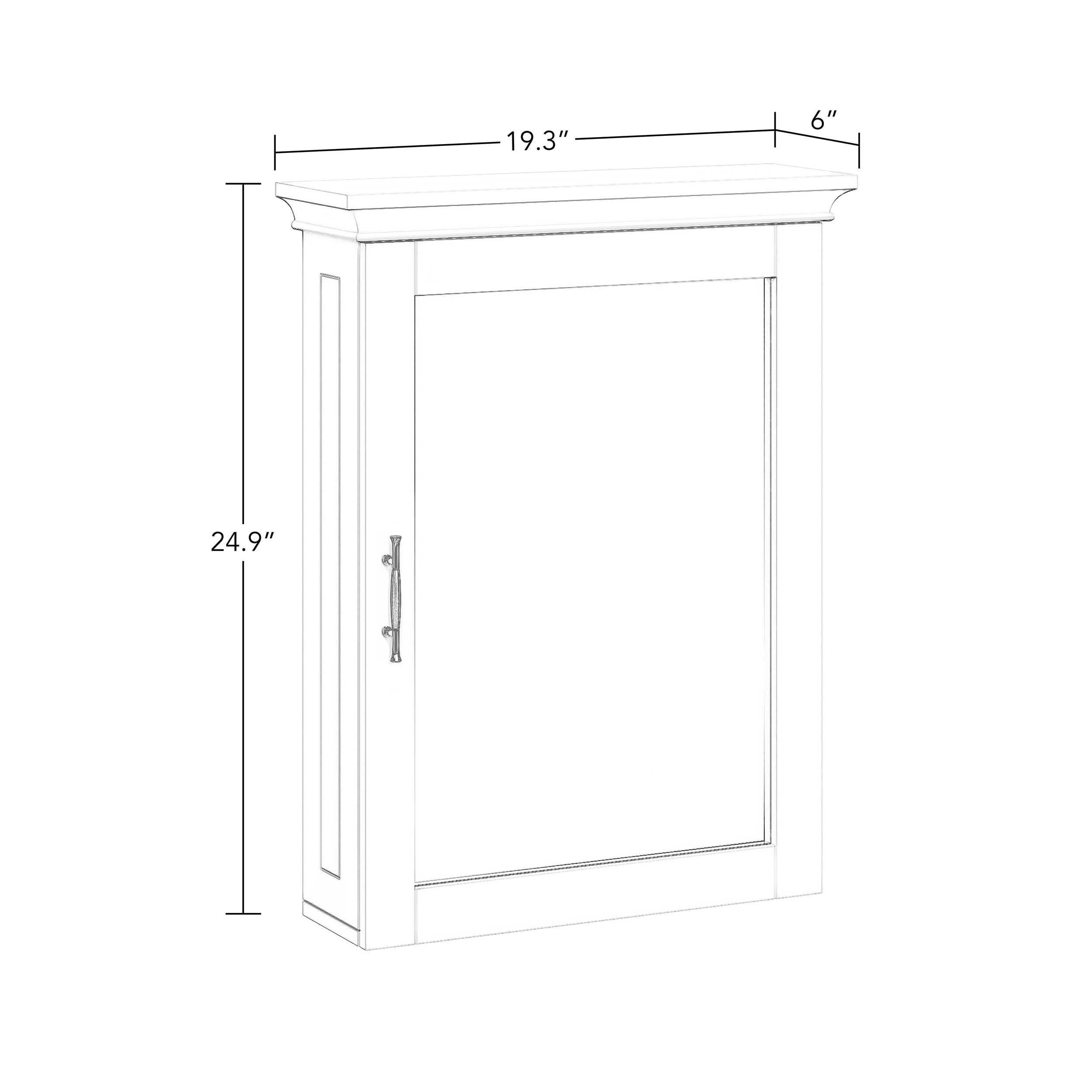 RiverRidge Somerset coved top molding adds classic bathroom charm.