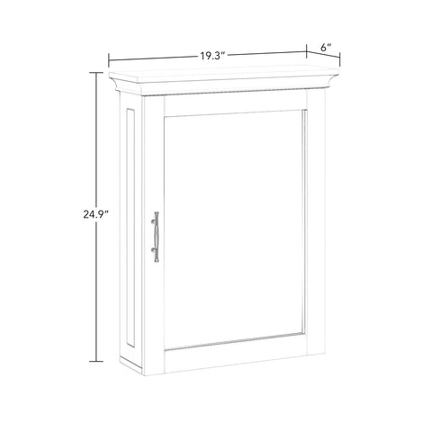 RiverRidge Somerset coved top molding adds classic bathroom charm.