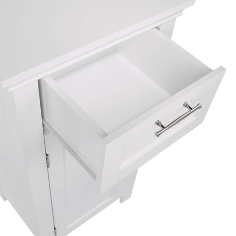 Inset door close-up on RiverRidge Somerset cabinet.