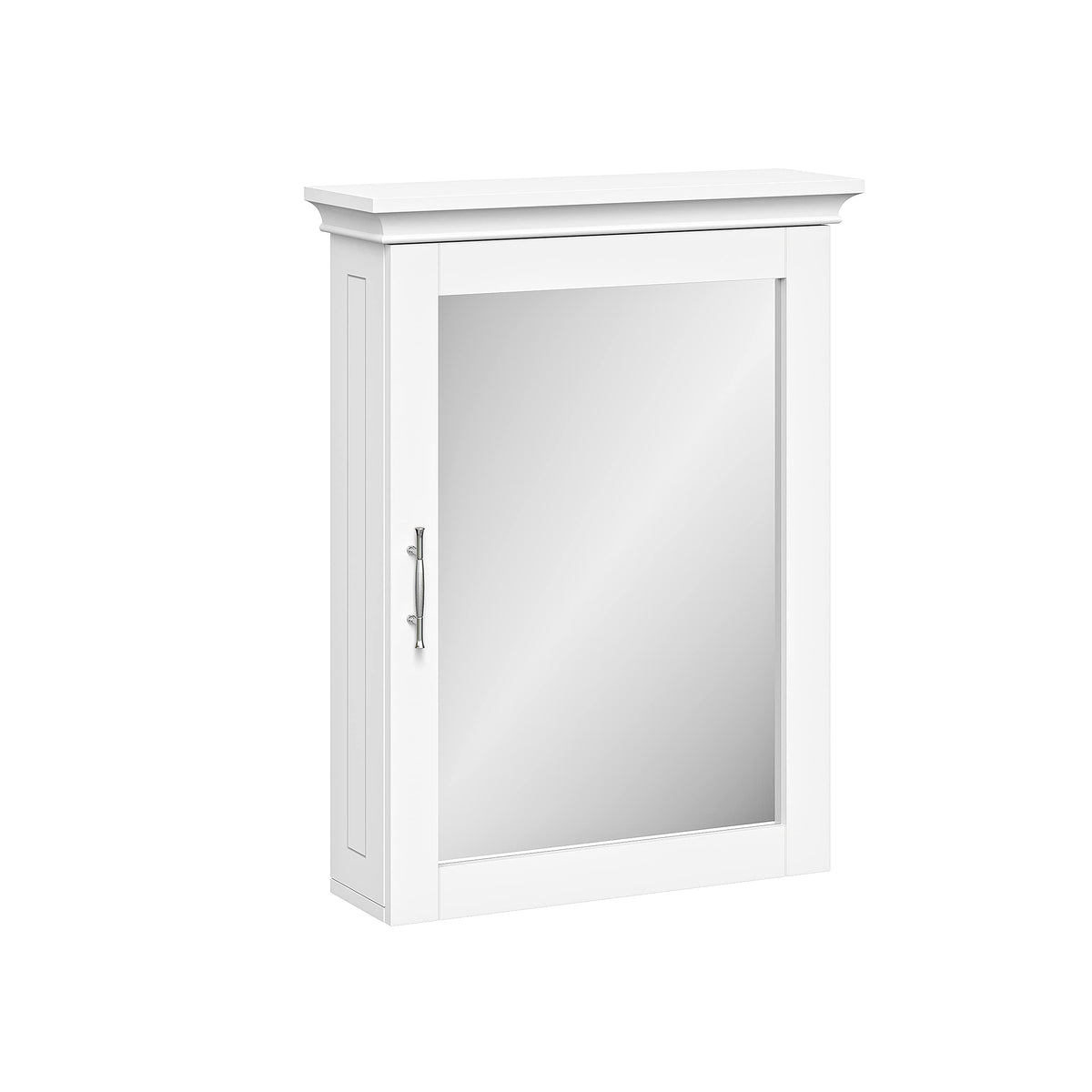 RiverRidge Somerset wall cabinet with mirror; easy assembly and generous storage.