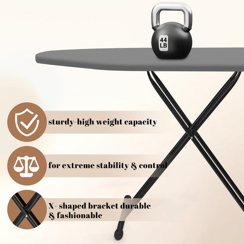 RIZTAIK ironing board extra thick padded surface smooth ironing results