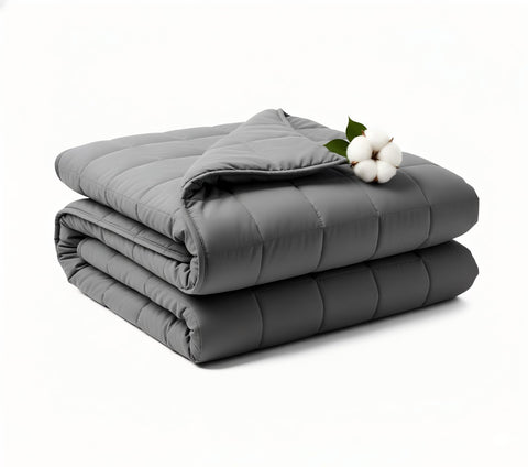 RJOP weighted blanket 10lbs 48x72 for adults provides snug, comforting coverage.