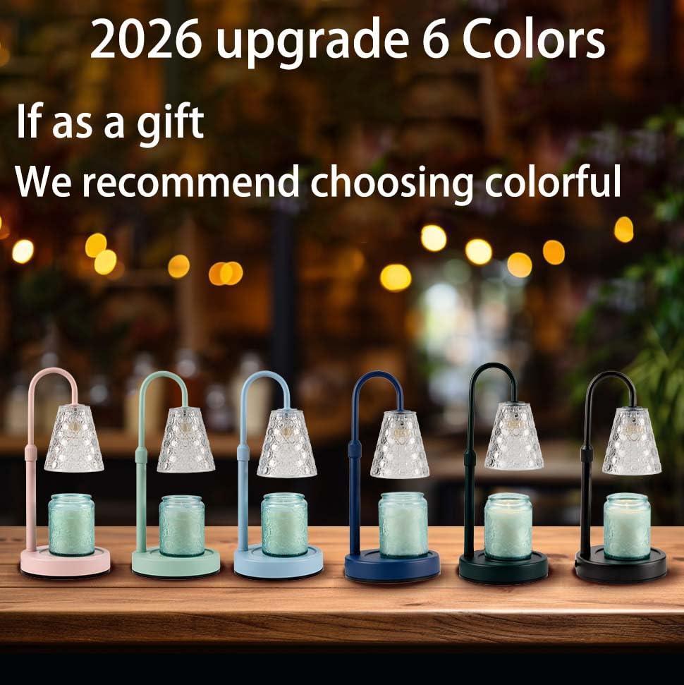 RMFSH Candle Warmer Lamp glass shade image highlights elegant decor and ambient lighting.