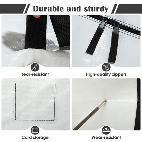 RMOHRO water-resistant fabric protects belongings during rain loading