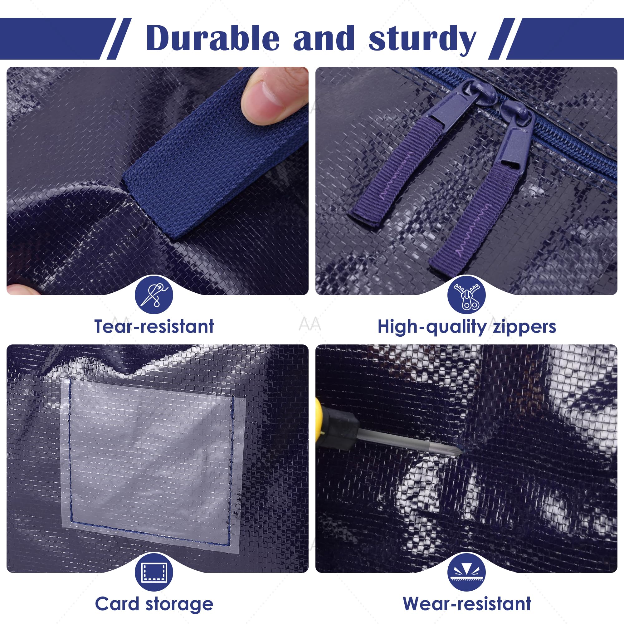 RMOHRO extra-large bag supports up to 65 lbs for heavy loads
