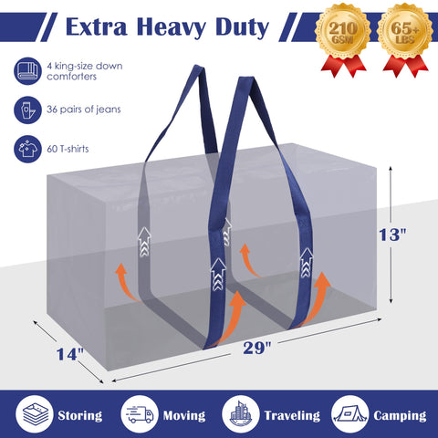 RMOHRO 93L capacity bag ready for bulky items like comforters