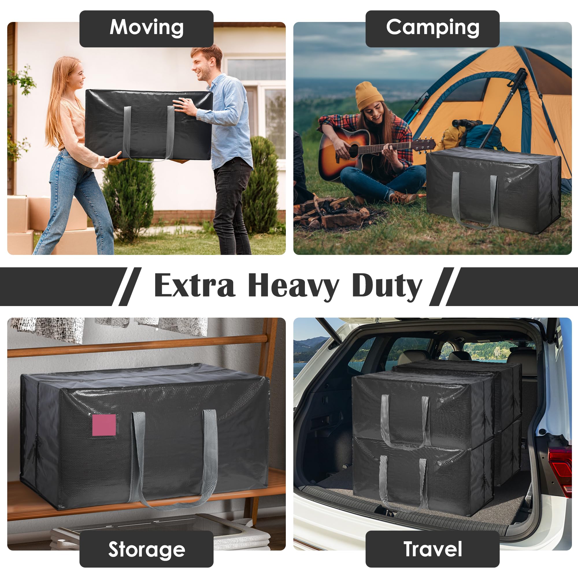 RMOHRO versatile 6-pack for moving, storage, and organization tasks